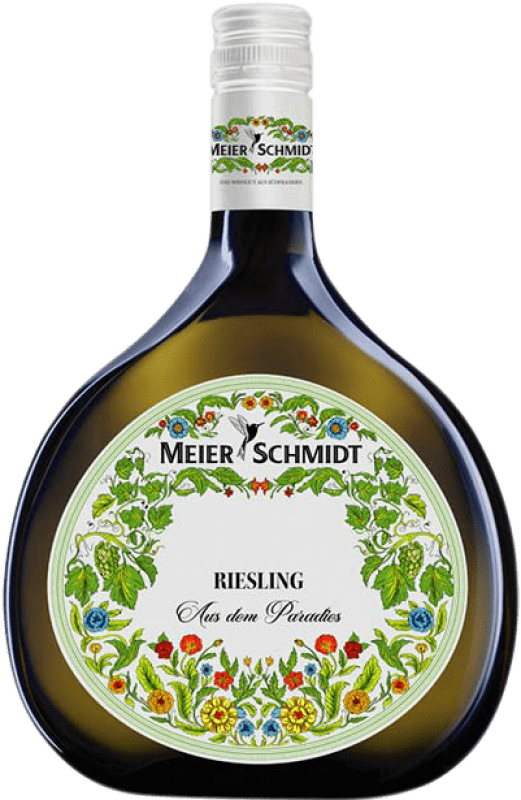 Бесплатная доставка | Белое вино Meier Schmidt Aus Dem Paradies Германия Riesling 75 cl