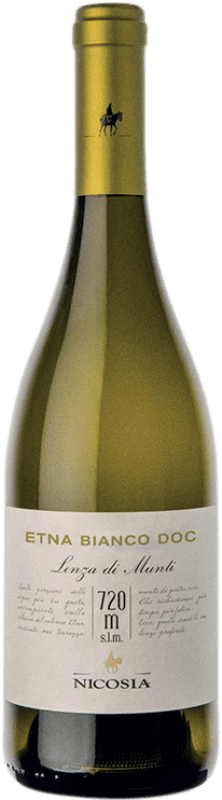 Envio grátis | Vinho branco Nicosia Lenza di Munti Bianco D.O.C. Etna Sicília Itália Carricante, Catarratto 75 cl