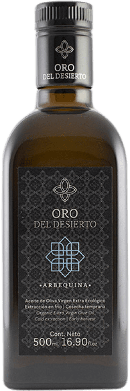 Envio grátis | Azeite de Oliva Oro del Desierto Arbequina Garrafa Medium 50 cl