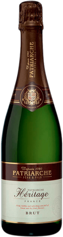 Envoi gratuit | Blanc mousseux Patriarche Héritage A.O.C. Bourgogne Bourgogne France 75 cl