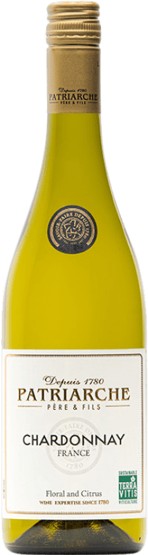 9,95 € | Vinho branco Patriarche Cépages França Chardonnay 75 cl