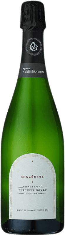 115,95 € Бесплатная доставка | Белое игристое Philippe Gonet Grand Cru Blanc de Blancs Millésimé A.O.C. Champagne