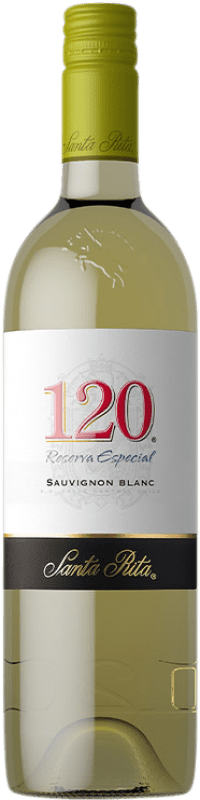 7,95 € Envio grátis | Vinho Branco Santa Rita 120 Especial Reserva I.G. Valle Central
