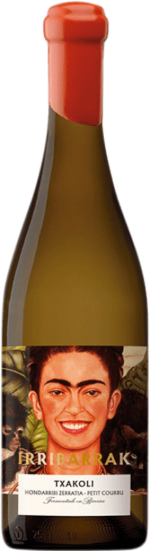 10,95 € | Vin blanc Garate Irribarrak Crianza D.O. Arabako Txakolina Pays Basque Espagne Hondarribi Zerratia 75 cl