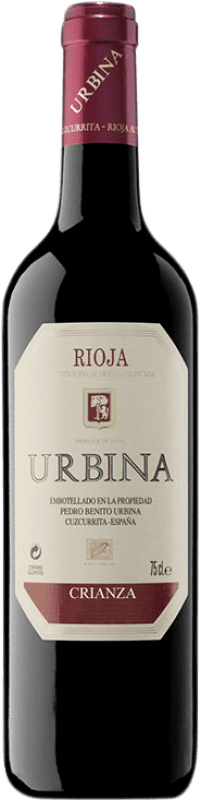 Free Shipping | Red wine Urbina Aged D.O.Ca. Rioja The Rioja Spain Tempranillo 75 cl