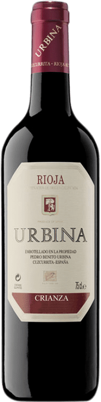 28,95 € Envio grátis | Vinho Tinto Urbina Crianza D.O.Ca. Rioja
