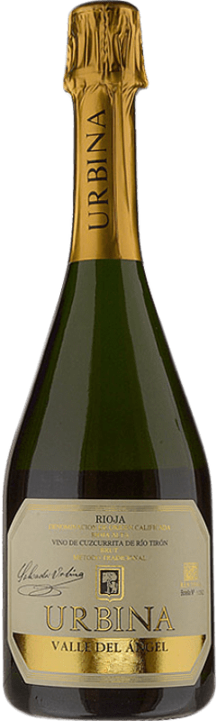 Envío gratis | Espumoso blanco Urbina Valle del Ángel Brut D.O.Ca. Rioja La Rioja España Viura 75 cl