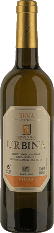 Envoi gratuit | Vin blanc Urbina Blanco Crianza D.O.Ca. Rioja La Rioja Espagne Viura 75 cl