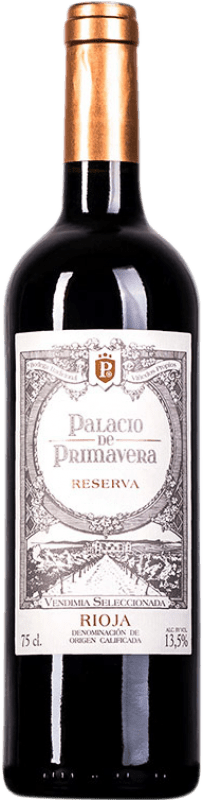 Free Shipping | Red wine Burgo Viejo Palacio de Primavera Reserve D.O.Ca. Rioja The Rioja Spain Tempranillo 75 cl