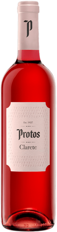 9,95 € | Rosé wine Protos Clarete D.O. Cigales Castilla y León Spain Tempranillo, Merlot, Syrah 75 cl