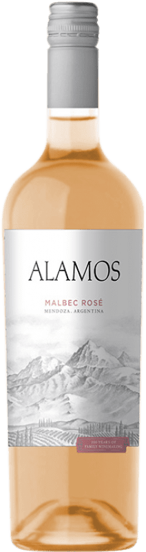 9,95 € | Rosé wine Catena Zapata Alamos Rosé I.G. Valle de Uco Uco Valley Argentina Malbec 75 cl