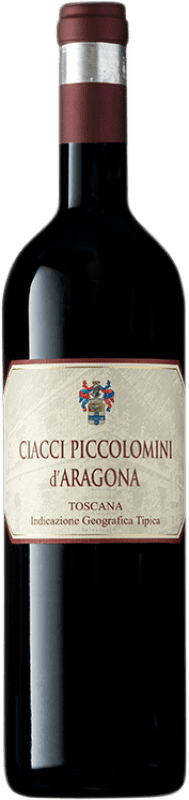 Бесплатная доставка | Красное вино Piccolomini d'Aragona I.G.T. Toscana Тоскана Италия Merlot, Syrah, Cabernet Sauvignon, Sangiovese 75 cl