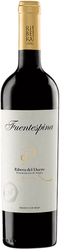 15,95 € | 红酒 Avelino Vegas Fuentespina 预订 D.O. Ribera del Duero 卡斯蒂利亚莱昂 西班牙 Tempranillo 75 cl