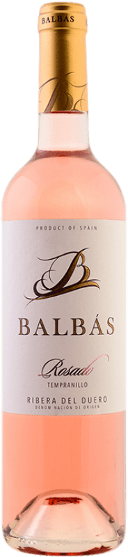 Free Shipping | Rosé wine Balbás Rosado D.O. Ribera del Duero Castilla y León Spain Tempranillo 75 cl