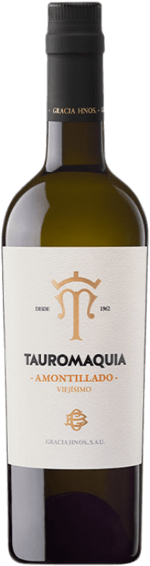 Envoi gratuit | Vin fortifié Hermanos Gracia Tauromaquia Amontillado Viejo D.O. Montilla-Moriles Andalousie Espagne Pedro Ximénez Bouteille Medium 50 cl