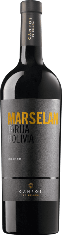 Free Shipping | Red wine Campos de Solana Bolivia Marselan 75 cl