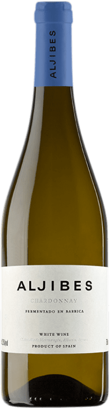 8,95 € Envio grátis | Vinho branco Los Aljibes Fermentado en Barrica Crianza I.G.P. Vino de la Tierra de Castilla