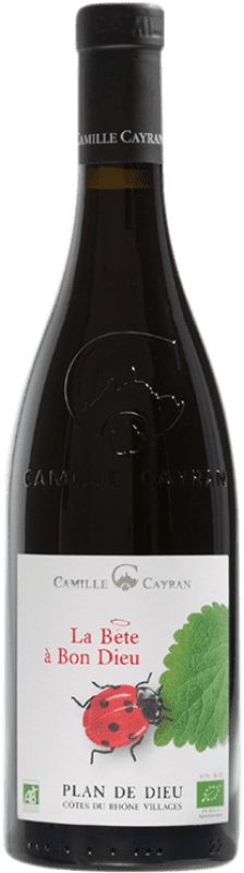 Free Shipping | Red wine Cave de Cairanne Camille Cayran La Bête à Bon Dieu A.O.C. Côtes du Rhône Villages Rhône France Syrah, Grenache, Carignan 75 cl