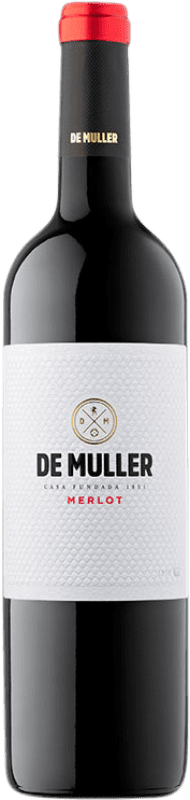7,95 € | 红酒 De Muller D.O. Tarragona 加泰罗尼亚 西班牙 Merlot 75 cl