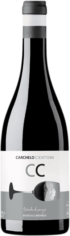12,95 € | Красное вино Carchelo Ciento80 Viñedos de Paraje D.O. Jumilla Регион Мурсия Испания Tempranillo, Syrah, Cabernet Sauvignon, Monastrell 75 cl