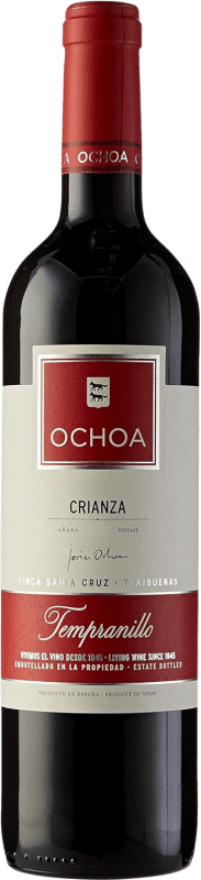 Бесплатная доставка | Красное вино Ochoa 8A старения D.O. Navarra Наварра Испания Tempranillo 75 cl