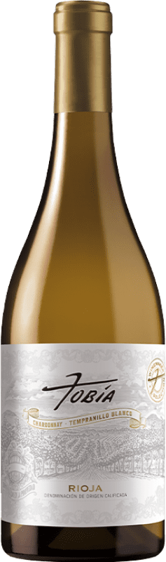 16,95 € | Vino blanco Tobía Selección de Autor Blanco D.O.Ca. Rioja La Rioja España Chardonnay, Tempranillo Blanco 75 cl