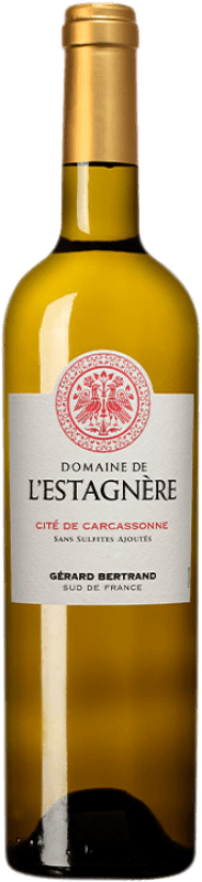 Kostenloser Versand | Weißwein Gérard Bertrand Domaine de l'Estagnère Cité de Carcassonne Blanc Frankreich Chardonnay 75 cl