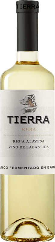 Free Shipping | White wine Tierra Blanco Aged D.O.Ca. Rioja Basque Country Spain Viura, Malvasía, Grenache White 75 cl