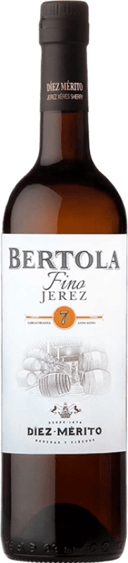 6,95 € Envío gratis | Vino Generoso Fortificado Díez Mérito Bertola D.O. Jerez-Xérès-Sherry