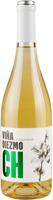Free Shipping | White wine Casa Primicia Viña Diezmo D.O.Ca. Rioja The Rioja Spain Chardonnay 75 cl