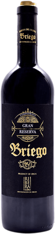36,95 € | 红酒 Briego 大储备 D.O. Ribera del Duero 卡斯蒂利亚莱昂 西班牙 Tempranillo 75 cl