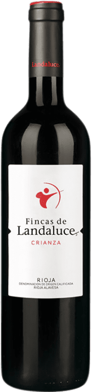 Free Shipping | Red wine Landaluce Aged D.O.Ca. Rioja Basque Country Spain Tempranillo 75 cl