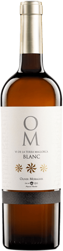 免费送货 | 白酒 Oliver Moragues OM Blanc I.G.P. Vi de la Terra de Mallorca 马略卡 西班牙 Viognier, Prensal Blanco 75 cl