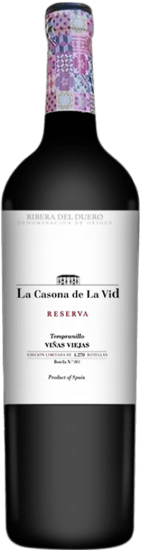 28,95 € | Vin rouge Lagar de Isilla La Casona de la Vid Réserve D.O. Ribera del Duero Castille et Leon Espagne Tempranillo 75 cl