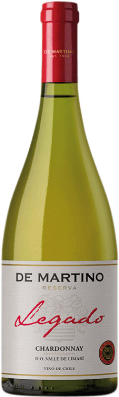 送料無料 | 白ワイン De Martino Legado 高齢者 D.O. Valle de Limarí Valle del Limarí チリ Chardonnay 75 cl