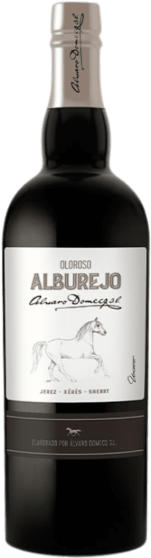 Бесплатная доставка | Сладкое вино Domecq Oloroso Alburejo D.O. Jerez-Xérès-Sherry Андалусия Испания Palomino Fino 75 cl