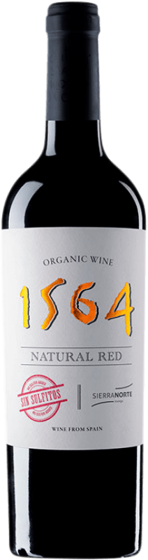 Бесплатная доставка | Красное вино Sierra Norte 1564 Natural Red Испания Syrah 75 cl