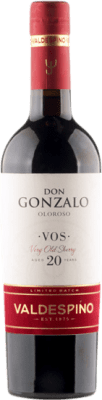 72,95 € | Vino dolce Valdespino Don Gonzalo Oloroso V.O.S. D.O. Jerez-Xérès-Sherry Andalusia Spagna Palomino Fino Bottiglia Medium 50 cl
