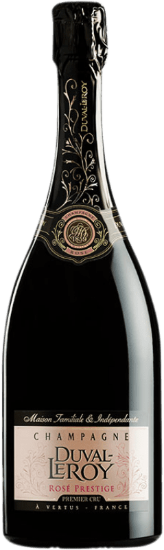 66,95 € | Espumante rosé Duval-Leroy Rosé Prestige Premier Cru A.O.C. Champagne Champagne França Pinot Preto, Chardonnay 75 cl