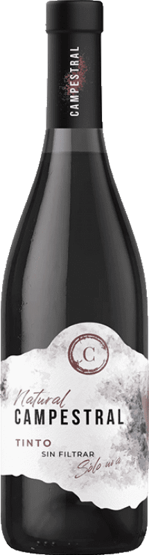 Бесплатная доставка | Красное вино Campestral Natural I.G.P. Vino de la Tierra de Cádiz Андалусия Испания Merlot, Syrah, Cabernet Sauvignon, Petit Verdot, Tintilla de Rota 75 cl