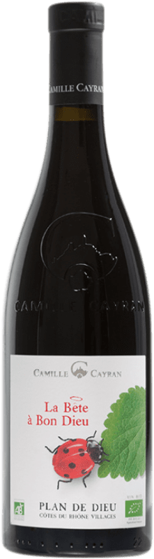 Free Shipping | Red wine Cave de Cairanne Camille Cayran La Bête à Bon Dieu A.O.C. Côtes du Rhône Villages Rhône France Syrah, Grenache, Carignan 75 cl