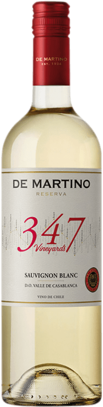 Бесплатная доставка | Белое вино De Martino 347 Vineyards I.G. Valle de Casablanca Долина Касабланки Чили Sauvignon White 75 cl