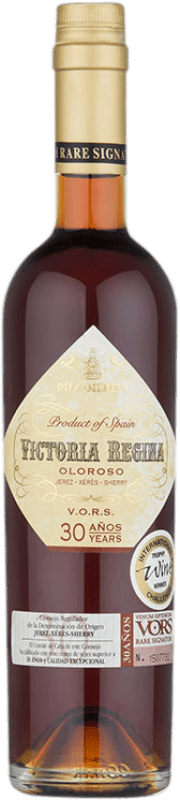 Spedizione Gratuita | Vino dolce Díez Mérito Oloroso Victoria Regina VORS D.O. Jerez-Xérès-Sherry Andalusia Spagna Palomino Fino Bottiglia Medium 50 cl