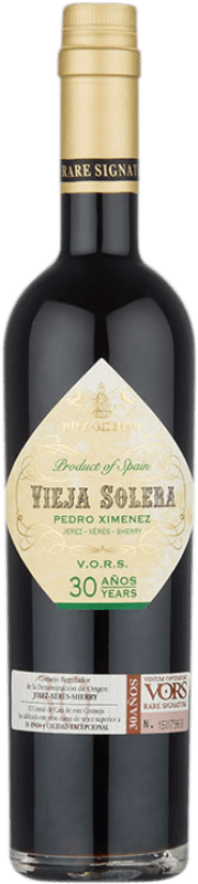 59,95 € Kostenloser Versand | Süßwein Díez Mérito Solera VORS Very Old Rare Sherry — Sehr Aeltener Alter D.O. Jerez-Xérès-Sherry Medium-Flasche 50 cl