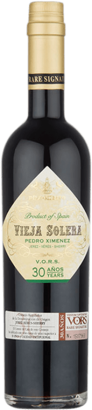 Envoi gratuit | Vin doux Díez Mérito Vieja Solera VORS D.O. Jerez-Xérès-Sherry Andalousie Espagne Pedro Ximénez Bouteille Medium 50 cl