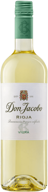 Бесплатная доставка | Белое вино Corral Cuadrado Don Jacobo D.O.Ca. Rioja Ла-Риоха Испания Viura, Tempranillo White 75 cl