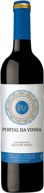 Envio grátis | Vinho tinto Companhia das Quintas Portal da Vinha Red I.G. Alentejo Alentejo Portugal Tempranillo, Aragonez, Trincadeira 75 cl