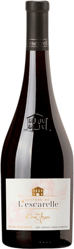 Free Shipping | Red wine Château de l'Escarelle Les Deux Anges Rouge A.O.C. Côtes de Provence Provence France Syrah, Grenache, Cabernet Sauvignon 75 cl