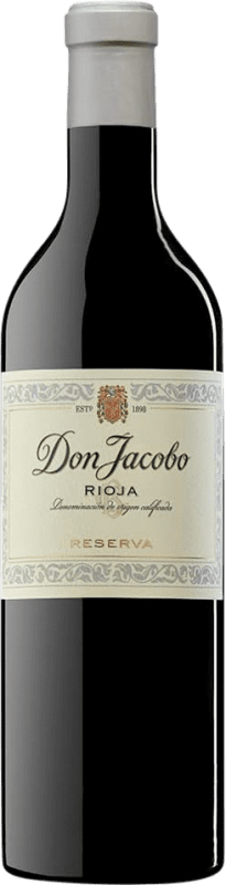 16,95 € | Красное вино Corral Cuadrado Don Jacobo Резерв D.O.Ca. Rioja Ла-Риоха Испания Tempranillo, Graciano, Mazuelo 75 cl