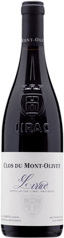 Free Shipping | Red wine Clos du Mont-Olivet A.O.C. Lirac Languedoc-Roussillon France Syrah, Grenache, Mourvèdre, Cinsault 75 cl